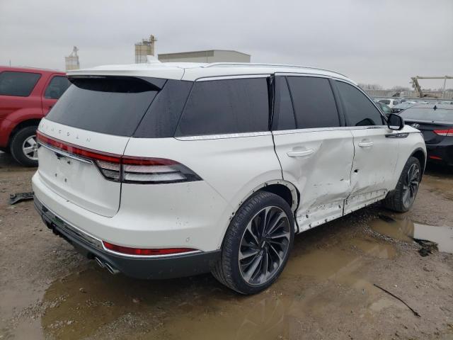 5LM5J7XC8LGL19808 - 2020 LINCOLN AVIATOR RESERVE WHITE photo 3