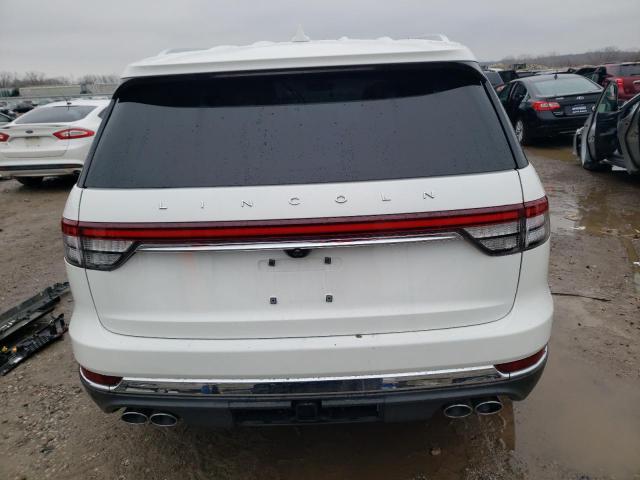 5LM5J7XC8LGL19808 - 2020 LINCOLN AVIATOR RESERVE WHITE photo 6