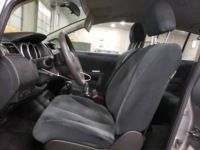 3N1BC1CP7AL372716 - 2010 NISSAN VERSA S GRAY photo 7