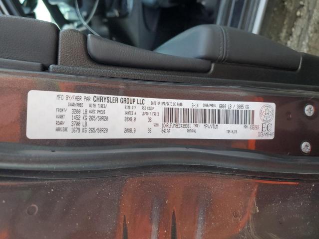 1C4RJFJM8EC439381 - 2014 JEEP GRAND CHER SUMMIT GRAY photo 13