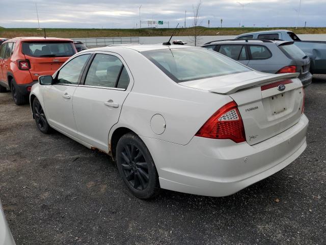 3FAHP0HA5BR239595 - 2011 FORD FUSION SE WHITE photo 2