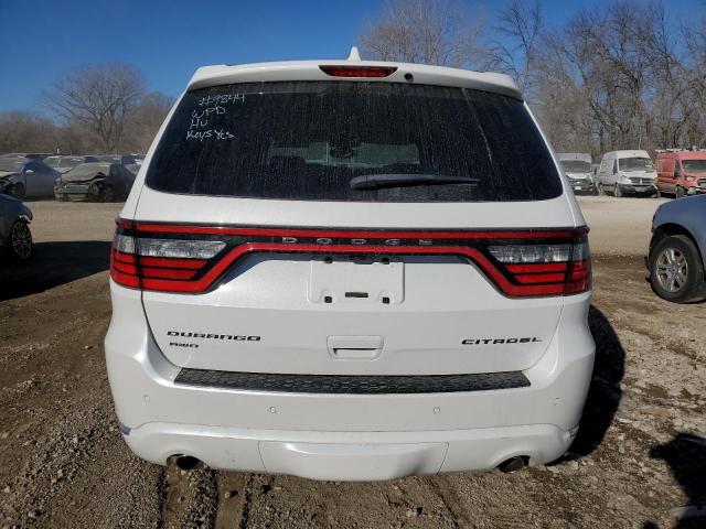 1C4SDJET2HC945337 - 2017 DODGE DURANGO CITADEL WHITE photo 6