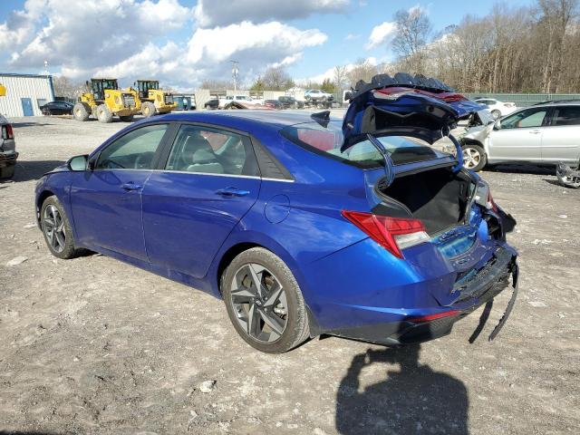 KMHLN4AJ5PU065079 - 2023 HYUNDAI ELANTRA LIMITED BLUE photo 2