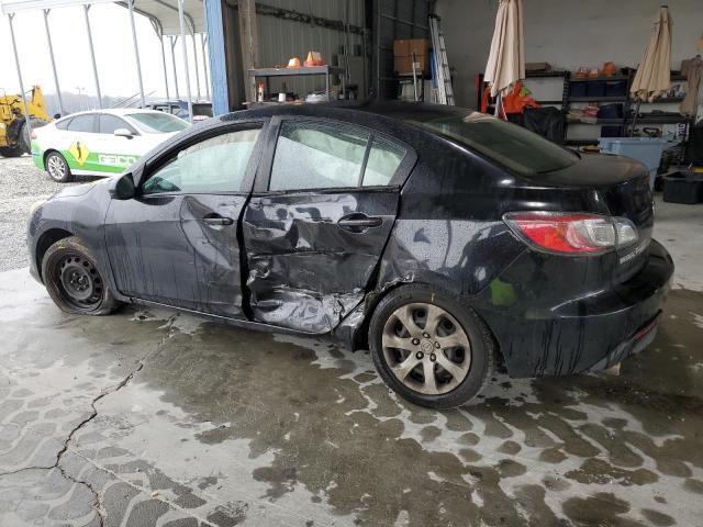 JM1BL1SG8A1182347 - 2010 MAZDA 3 I BLACK photo 2