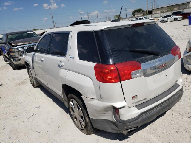 2GKALMEK3H6345902 - 2017 GMC TERRAIN SLE WHITE photo 2