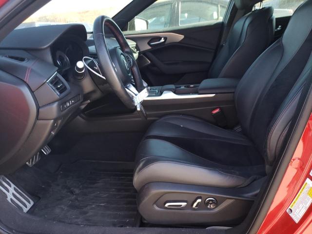 19UUB6F56MA003908 - 2021 ACURA TLX TECH A RED photo 7