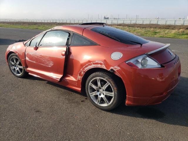 4A3AK34T48E021627 - 2008 MITSUBISHI ECLIPSE GT ORANGE photo 2