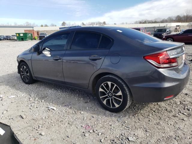 19XFB2F56FE283829 - 2015 HONDA CIVIC LX GRAY photo 2