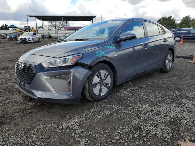 KMHC65LC1HU054082 - 2017 HYUNDAI IONIQ BLUE GRAY photo 1