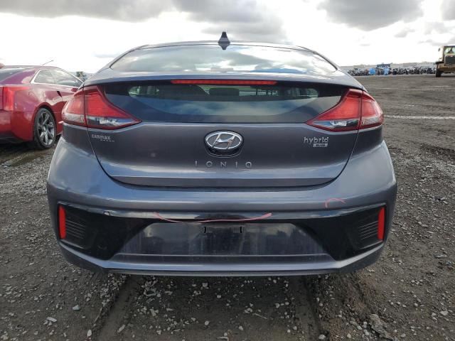 KMHC65LC1HU054082 - 2017 HYUNDAI IONIQ BLUE GRAY photo 6