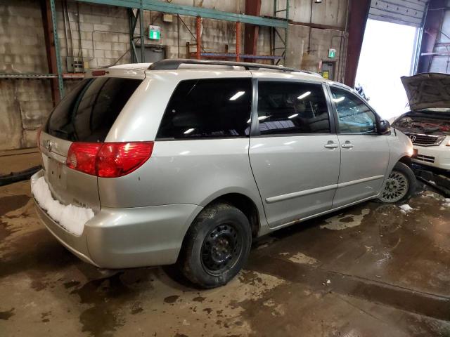 5TDZK23C78S130269 - 2008 TOYOTA SIENNA CE SILVER photo 3