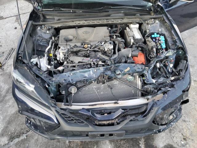 4T1G11AK5MU463859 - 2021 TOYOTA CAMRY SE BLUE photo 11