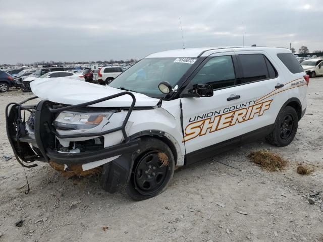 1FM5K8AR9JGC75110 - 2018 FORD EXPLORER POLICE INTERCEPTOR WHITE photo 1