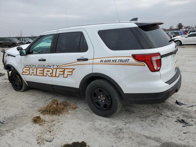 1FM5K8AR9JGC75110 - 2018 FORD EXPLORER POLICE INTERCEPTOR WHITE photo 2