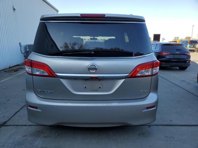 JN8AE2KP4D9063796 - 2013 NISSAN QUEST S SILVER photo 6