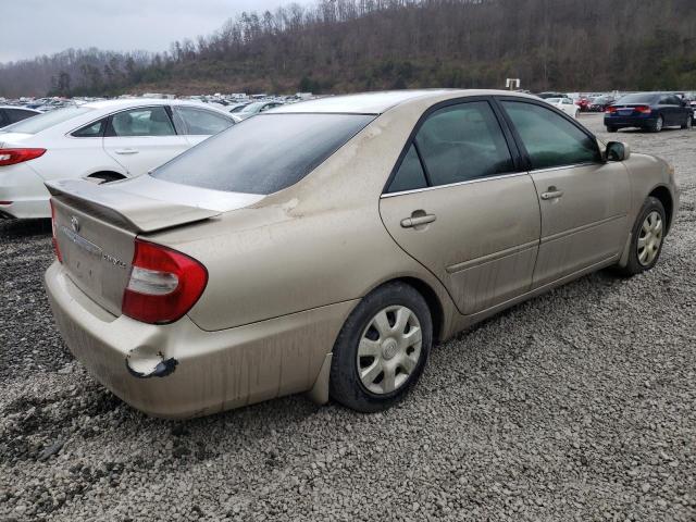 4T1BE32K42U577261 - 2002 TOYOTA CAMRY LE GOLD photo 3