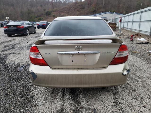 4T1BE32K42U577261 - 2002 TOYOTA CAMRY LE GOLD photo 6