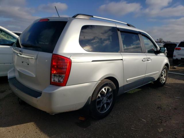 KNDMG4C71E6586600 - 2014 KIA SEDONA LX SILVER photo 3