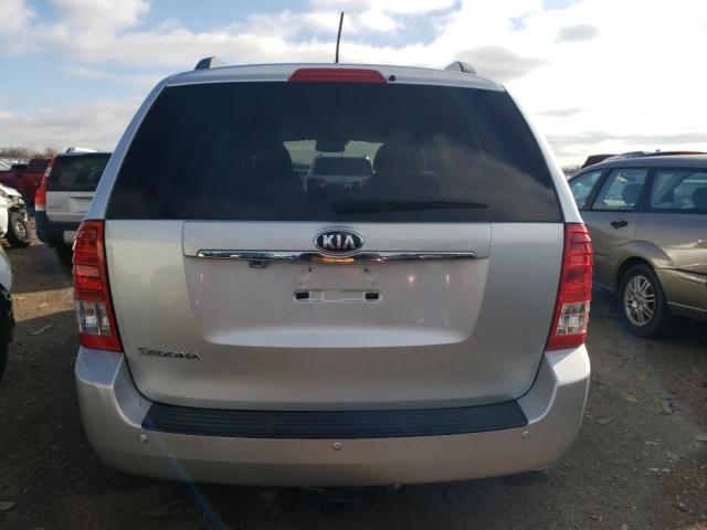 KNDMG4C71E6586600 - 2014 KIA SEDONA LX SILVER photo 6