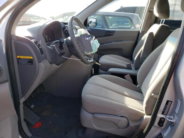 KNDMG4C71E6586600 - 2014 KIA SEDONA LX SILVER photo 7