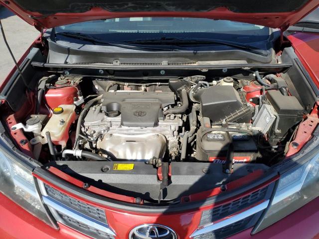 2T3ZFREV1FW181015 - 2015 TOYOTA RAV4 LE RED photo 12