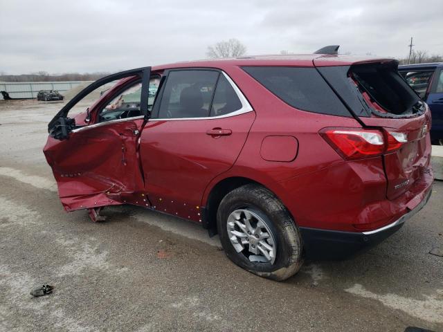 2GNAXKEV9K6159293 - 2019 CHEVROLET EQUINOX LT BURGUNDY photo 2