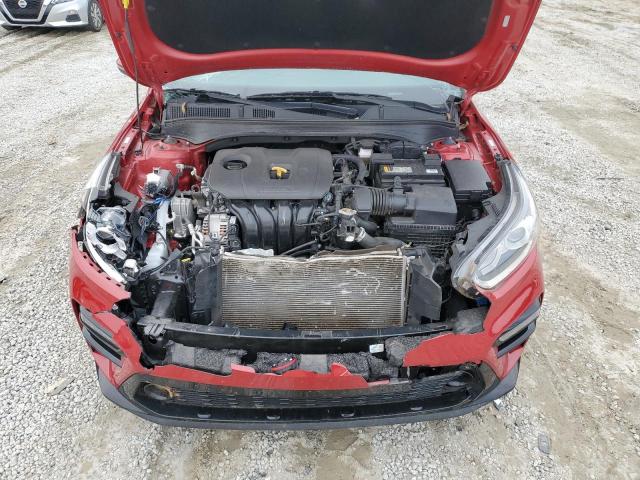 3KPF54AD2ME304867 - 2021 KIA FORTE EX RED photo 11