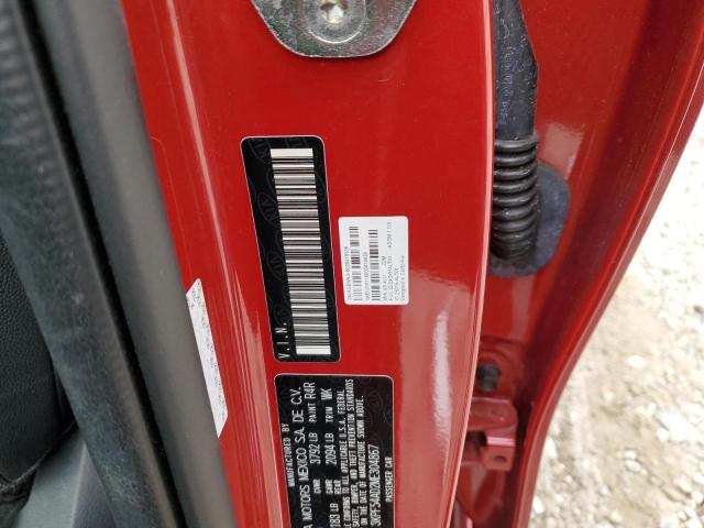 3KPF54AD2ME304867 - 2021 KIA FORTE EX RED photo 12