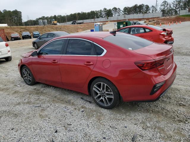 3KPF54AD2ME304867 - 2021 KIA FORTE EX RED photo 2