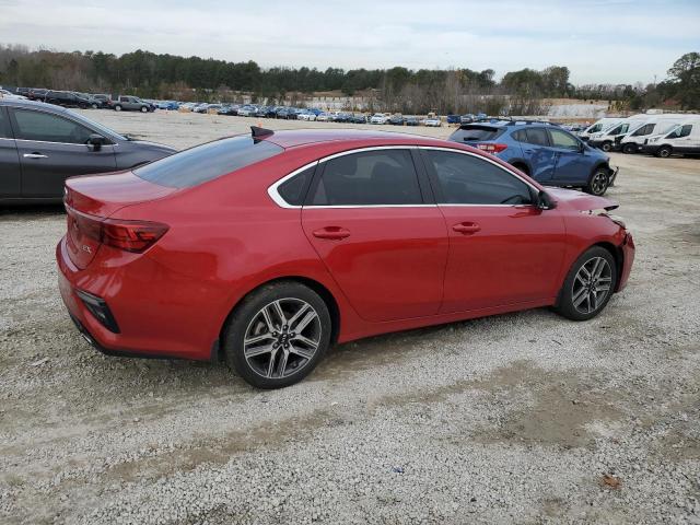 3KPF54AD2ME304867 - 2021 KIA FORTE EX RED photo 3