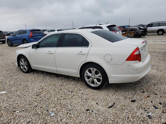 3FAHP0HAXCR378171 - 2012 FORD FUSION SE WHITE photo 2