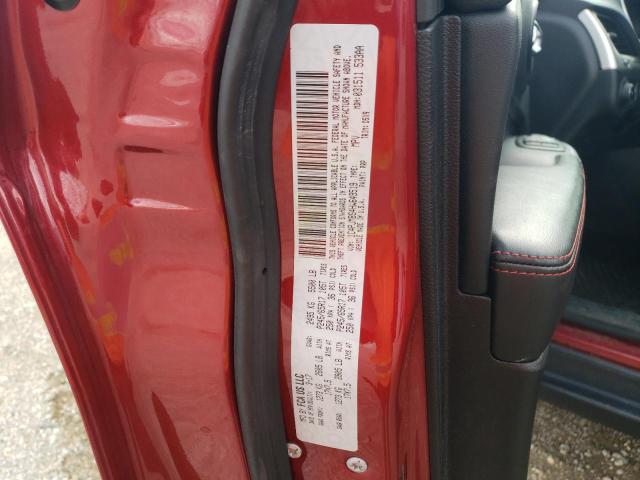 1C4PJMBS4HW649519 - 2017 JEEP CHEROKEE TRAILHAWK წითელი ფოტო 14