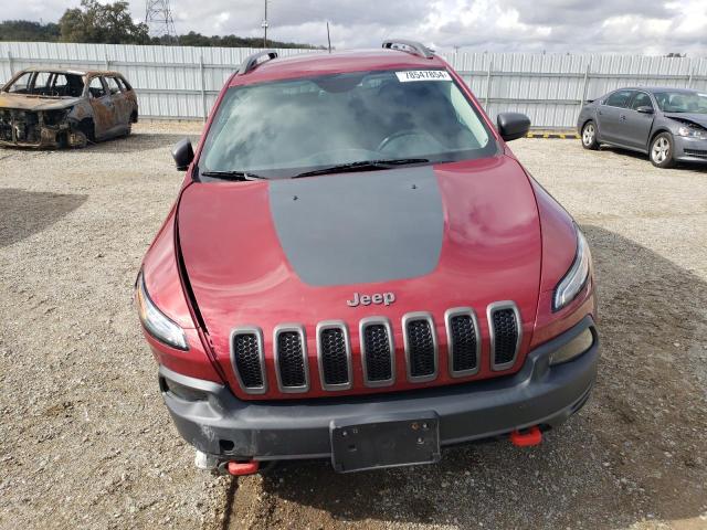 1C4PJMBS4HW649519 - 2017 JEEP CHEROKEE TRAILHAWK წითელი ფოტო 5