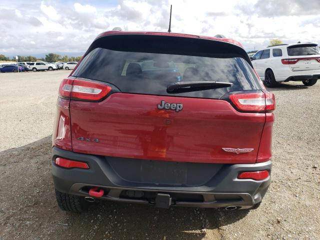 1C4PJMBS4HW649519 - 2017 JEEP CHEROKEE TRAILHAWK წითელი ფოტო 6