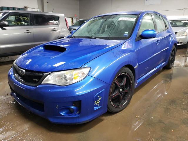 JF1GR7E63CG206294 - 2012 SUBARU IMPREZA WRX BLUE photo 1