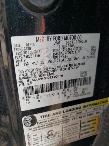 5LMJJ2H56DEL03976 - 2013 LINCOLN NAVIGATOR 黑色 照片 13