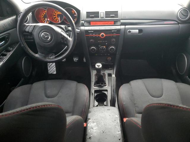 JM1BK34M291215405 - 2009 MAZDA SPEED 3 BLACK photo 8