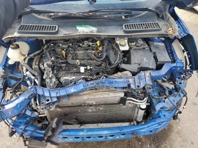 1FMCU9GD1JUD21288 - 2018 FORD ESCAPE SE BLUE photo 11