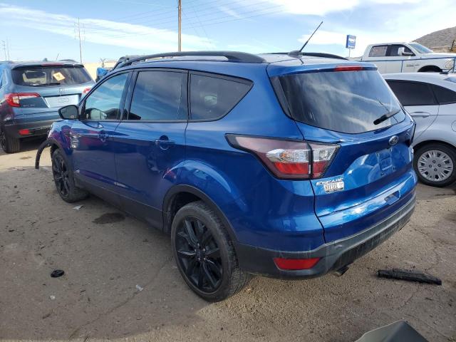 1FMCU9GD1JUD21288 - 2018 FORD ESCAPE SE BLUE photo 2