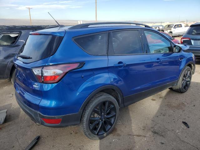 1FMCU9GD1JUD21288 - 2018 FORD ESCAPE SE BLUE photo 3