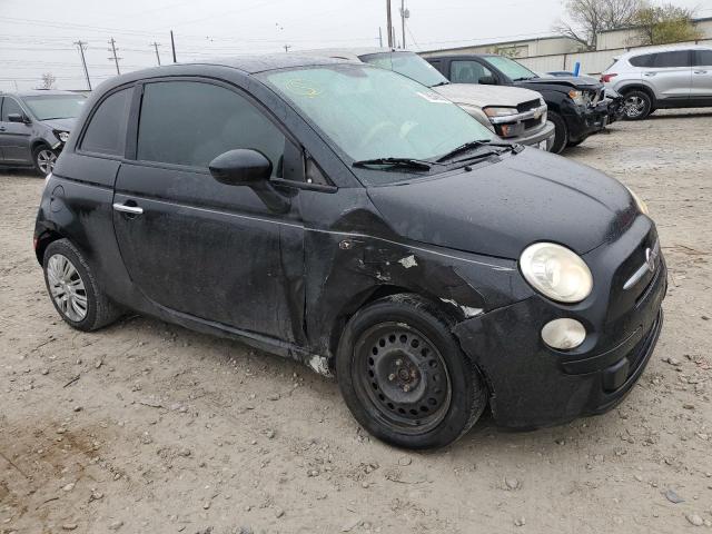 3C3CFFAR9CT365736 - 2012 FIAT 500 POP BLACK photo 4