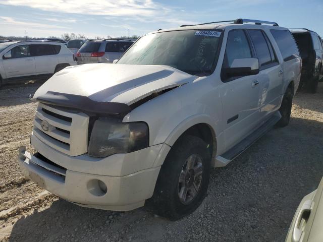 1FMFK19557LA52348 - 2007 FORD EXPEDITION EL LIMITED CREAM photo 1