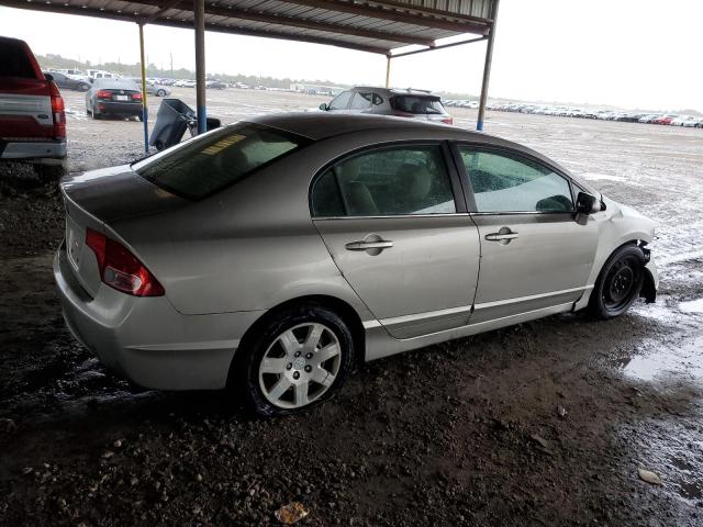 1HGFA16586L127944 - 2006 HONDA CIVIC LX BEIGE photo 3