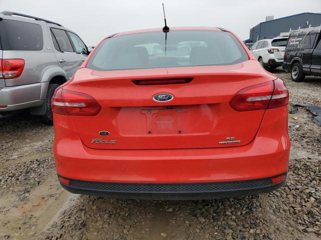 1FADP3F23GL345772 - 2016 FORD FOCUS SE RED photo 6