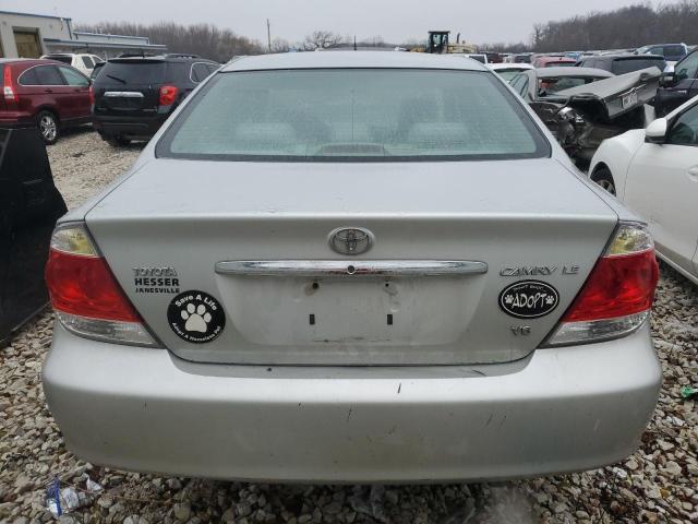 4T1BF32K65U098938 - 2005 TOYOTA CAMRY LE SILVER photo 6