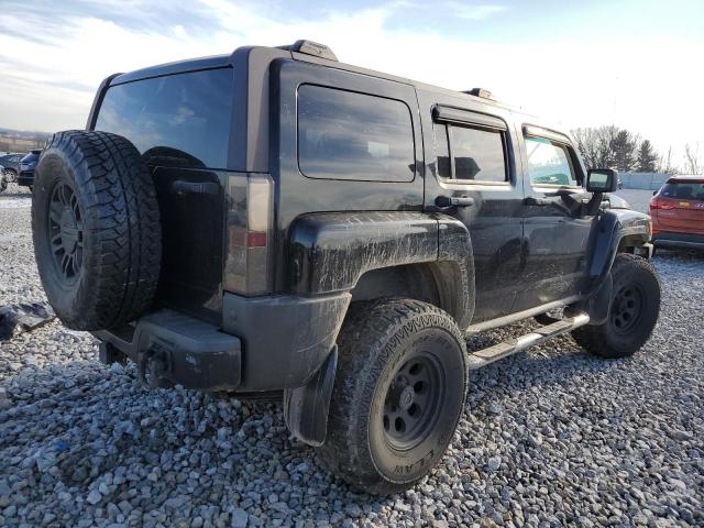 5GTDN13E478231004 - 2007 HUMMER H3 BLACK photo 3