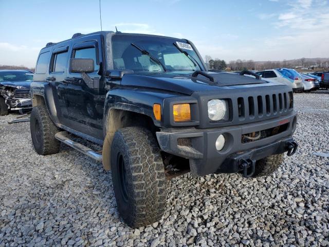 5GTDN13E478231004 - 2007 HUMMER H3 BLACK photo 4