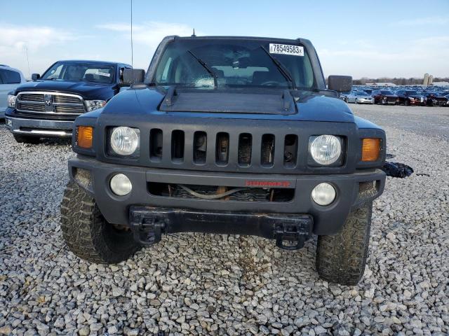 5GTDN13E478231004 - 2007 HUMMER H3 BLACK photo 5