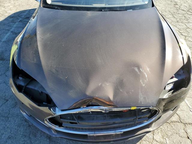 5YJSA1H16EFP57129 - 2014 TESLA MODEL S ყავისფერი ფოტო 11