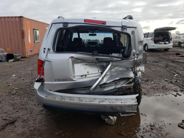 5FNYF4H5XAB027590 - 2010 HONDA PILOT EXL SILVER photo 6